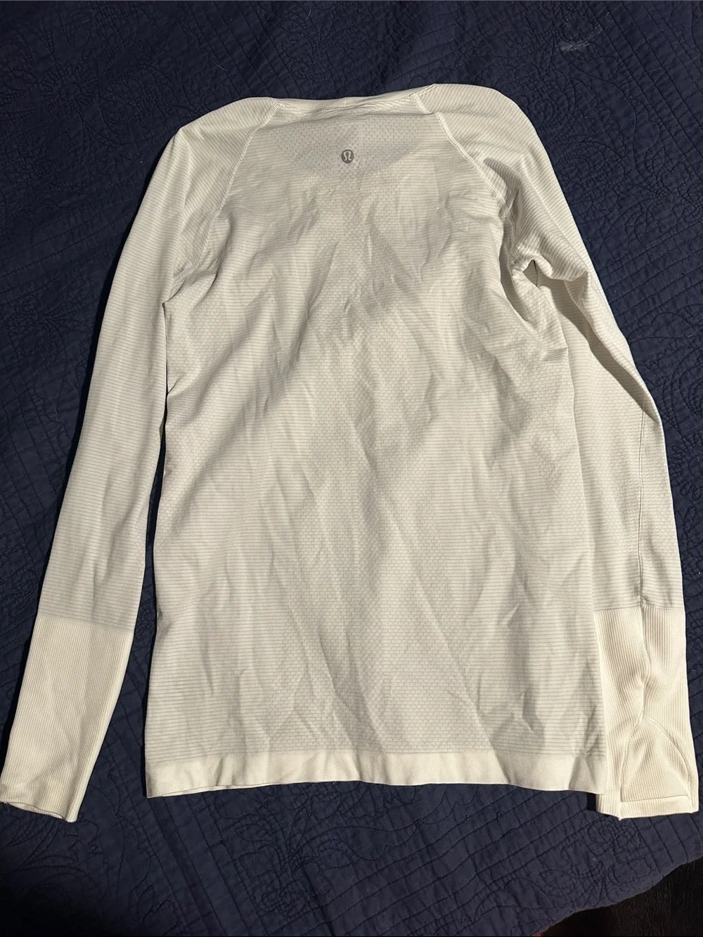 lululemon athletica Long Sleeve Ribbed Top - White